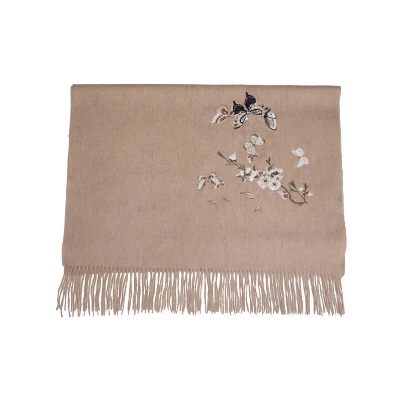 MOERCIAN Sheep Wool Oversized Shawl Women's-4