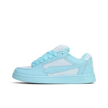 GLO BULL Puffy Shoes Coverage Wear Resistant Lightweight Breathable Slip Resistant Low Top Skateboard Shoes Unisex Aqua