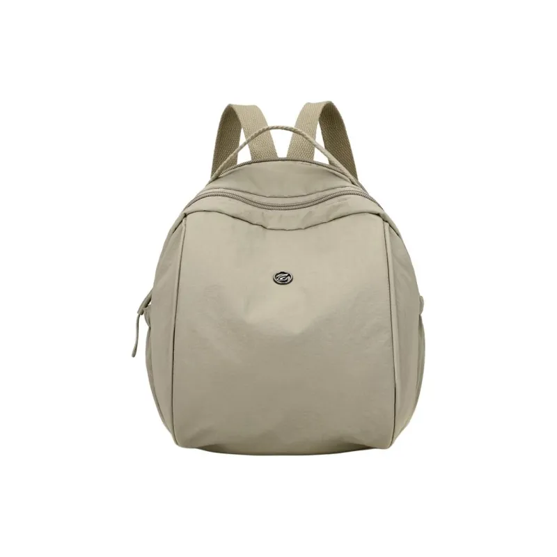 Ji Reminiscence Nylon Backpack Unisex Black Cocoa Pearl Matcha Sponge Cotton Creamy Egg Yolk Fringe Vanilla Cream-2