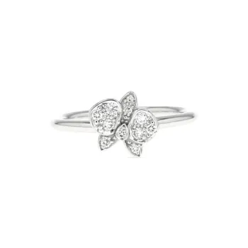 CARTIER 18K White Gold Rings Women's Silver