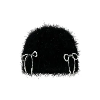 MUSTKOO Plush Yarn Beanies Women's