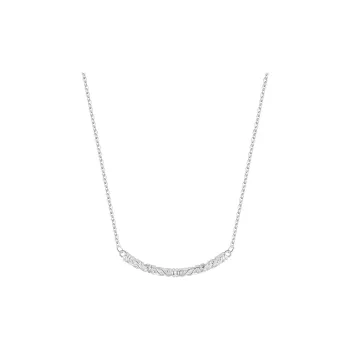 Heart Grass S925 Silver Necklaces Women's