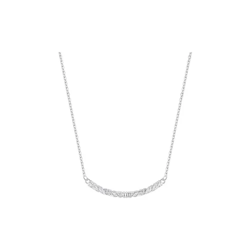 Heart Grass S925 Silver Necklaces Women's