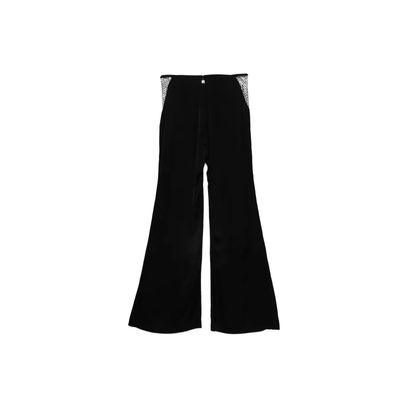 Rotate Mid Rise Flared Pants-1