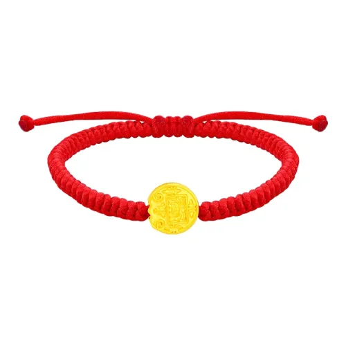 CHOW KING SANG Gold Bracelet Unisex