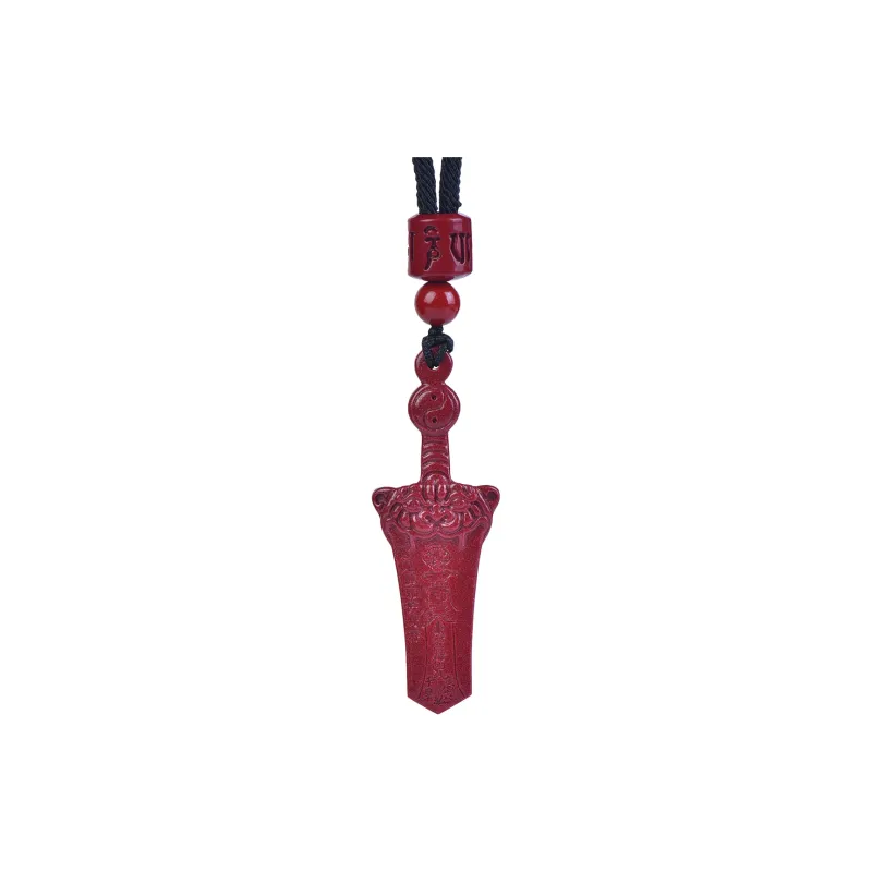 Stone On The Line Cinnabar Necklaces Unisex-0