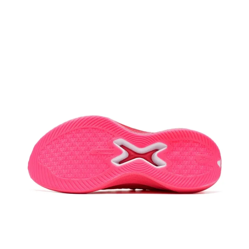 XTEP Two Thousand Kilometers 2.0 Cushioning Wear Resistant Low Top Training Running Shoes Men's Pink Frenzy Panther-6