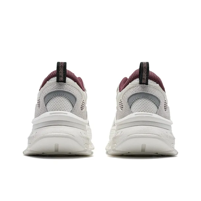 XTEP Basque Height Increasing Abrasion Resistant Low Top Casual Shoes Women's Good Things Happen-3