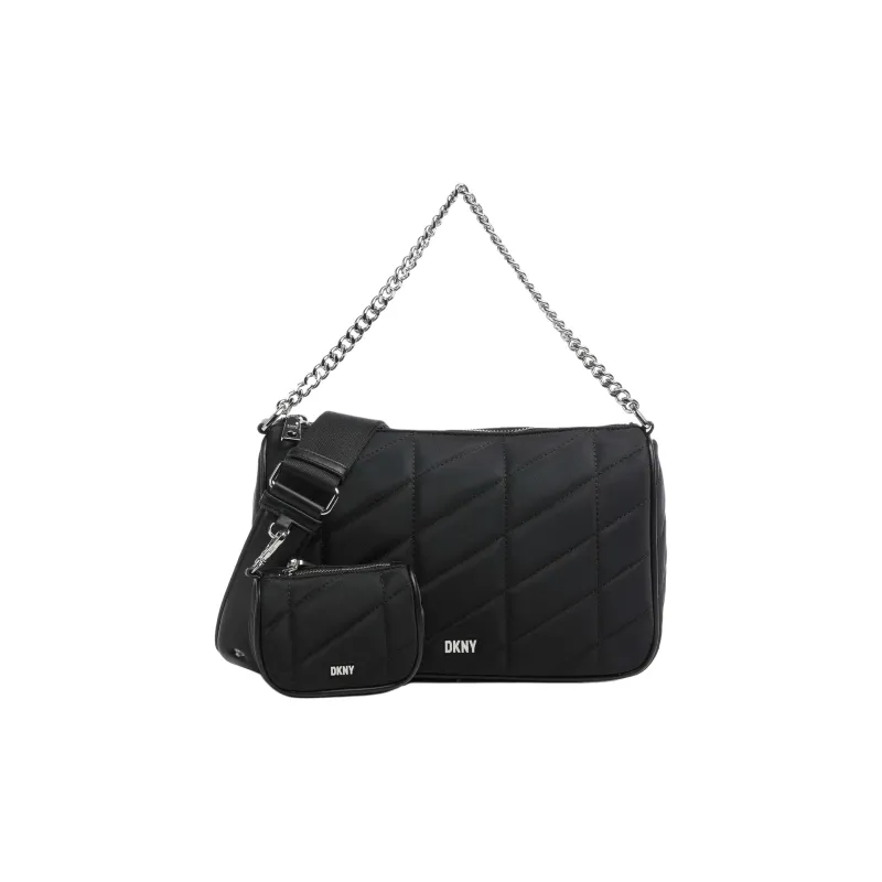 DKNY Nylon Shoulder Bag Crossbody Bag Women's Black-1