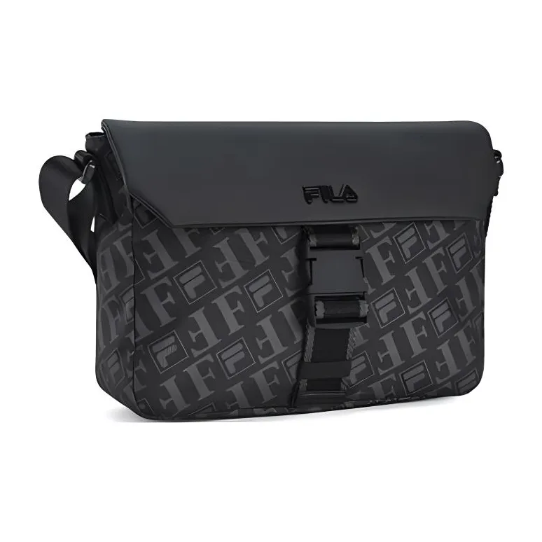 FILA Fabric Crossbody Bag, Shoulder Bag Regular XS Men's Jet Black-2