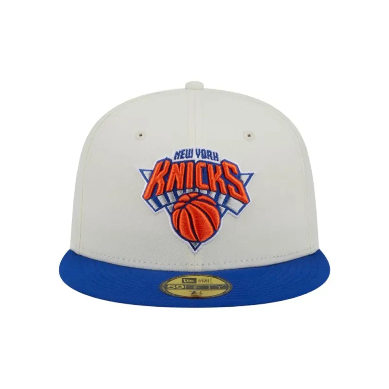 Nba New York Knicks New Era Victory Grove Vintage Sidepatch Sneaker 59Fifty Fitted Hat-1
