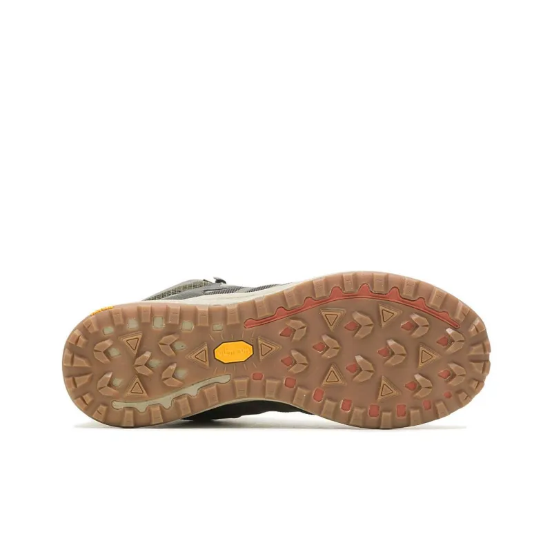 MERRELL Nova 3 Anti-Slip Wear-Resistant Mid-Top Trail Running Running Shoes Men's Olive-4