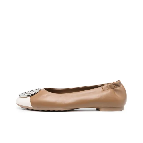 TORY BURCH Claire Leather Ballerina Shoes