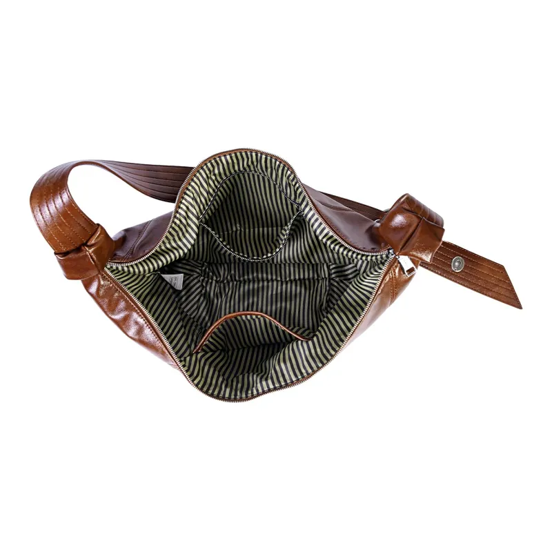Dubaolu Synthetic Leather Shoulder Bag Crossbody Bag Regular Women's Coffee/Cocoa Brown/Burgundy-14