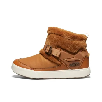 KEEN Hoodromeo Mini Warm Slip Resistant Short Snow Boots Women's Brown