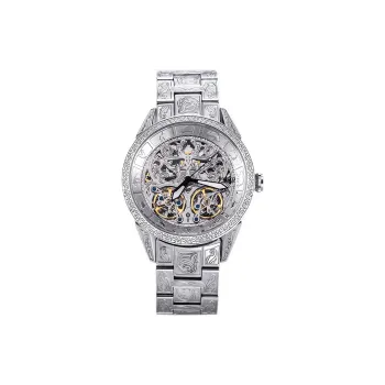 VRQ Chinese Zodiac Watch Automatic Mechanical Movement Stainless Steel Watchband Watch Men's Watches Cut Out Dial