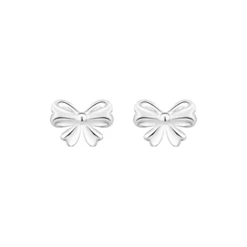 MIDNIGHT MOMENT S999 Silver Stud Earrings Women's