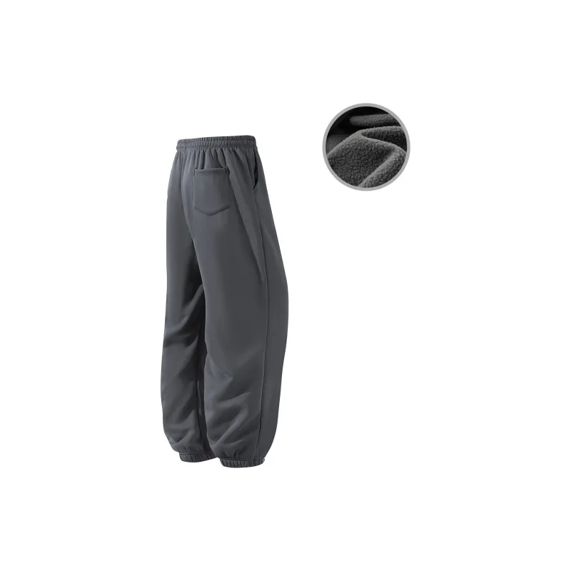 Small Columns Under The Sea Knitted Sports Pants Unisex-23
