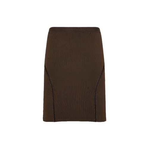 TOM FORD FW24 Casual Short Skirts Women's Chocolate
