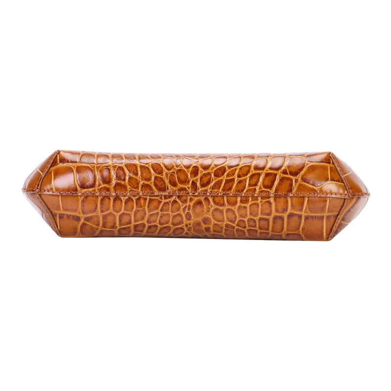 By Far Crocodile effect Shoulder Bag-5