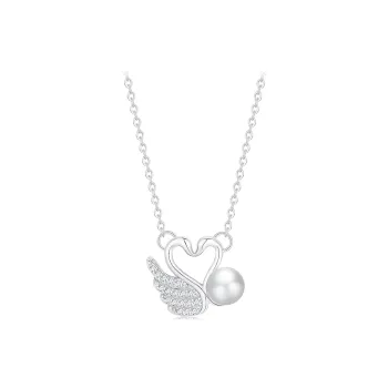 STQ S999 Fine Silver Necklaces Women's Confession Gift Box