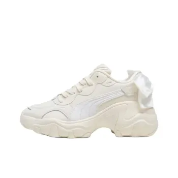 PUMA Pulsar Wedge Anti Slip Wear Resistant Low Top Chunky Sneakers Women's Beige