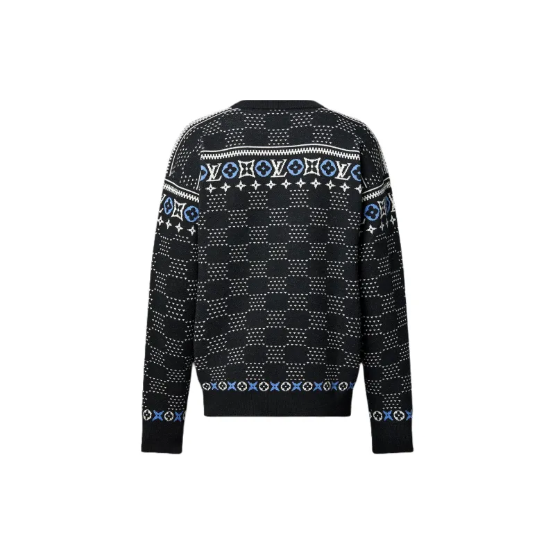 LOUIS VUITTON Jacquard Wool Pullover-1