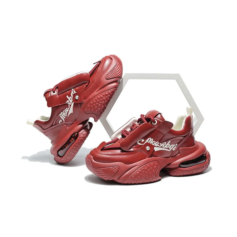 MOERBAI Spacewalk Series Wear Resistant Support Lightweight Height Increasing Low Top Chunky Sneakers Men's-4