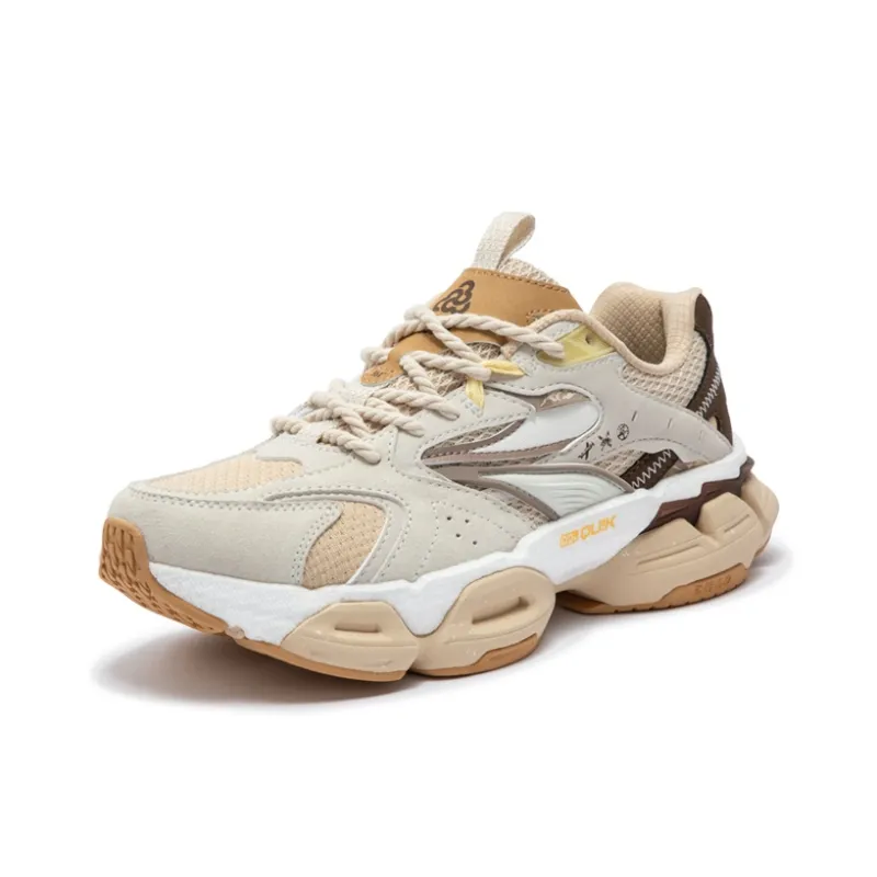361° Spirit Eye PRO Anti Slip Wear Resistant Low Top Casual Shoes Women's Beige Gray Brown-1