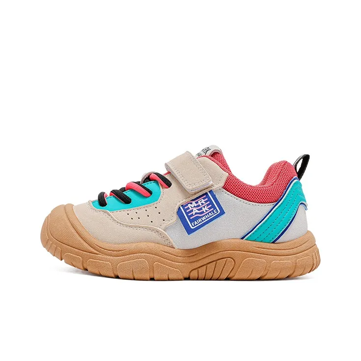 FAIRWHALE Slip Resistant Lightweight Cushioning Low Top Kids Lifestyle Shoes Kids'-4