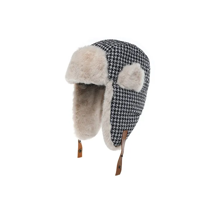 FREE RABBITⅡ Bicycle Fleece Lined Windproof Cold Resistant Trapper Hats Unisex-0