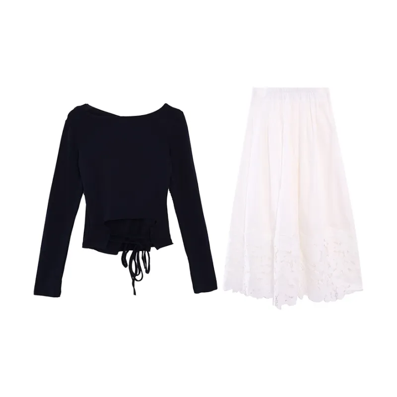 BVODE Two Piece Skirt Sets Women's-1