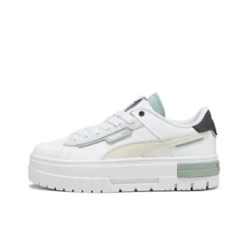 PUMA Mayze Anti Slip Wear Resistant Low Top Skateboard Shoes Unisex White