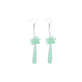 TUTAE Colored Glaze Earrings Women's