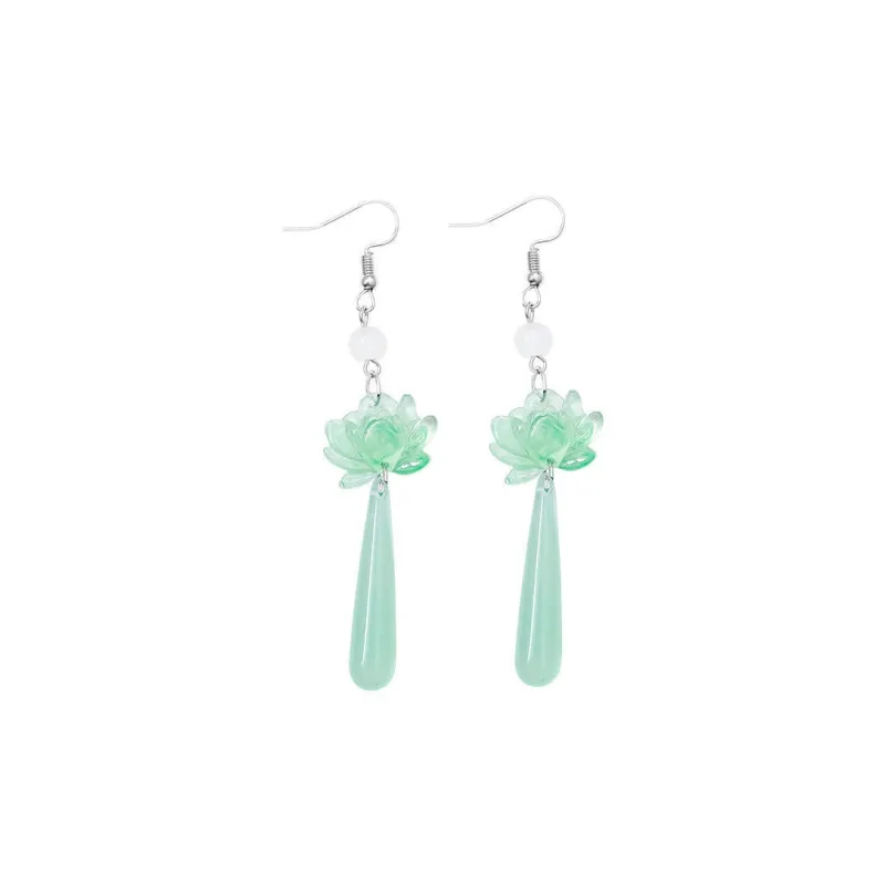 TUTAE Colored Glaze Earrings Women's-0