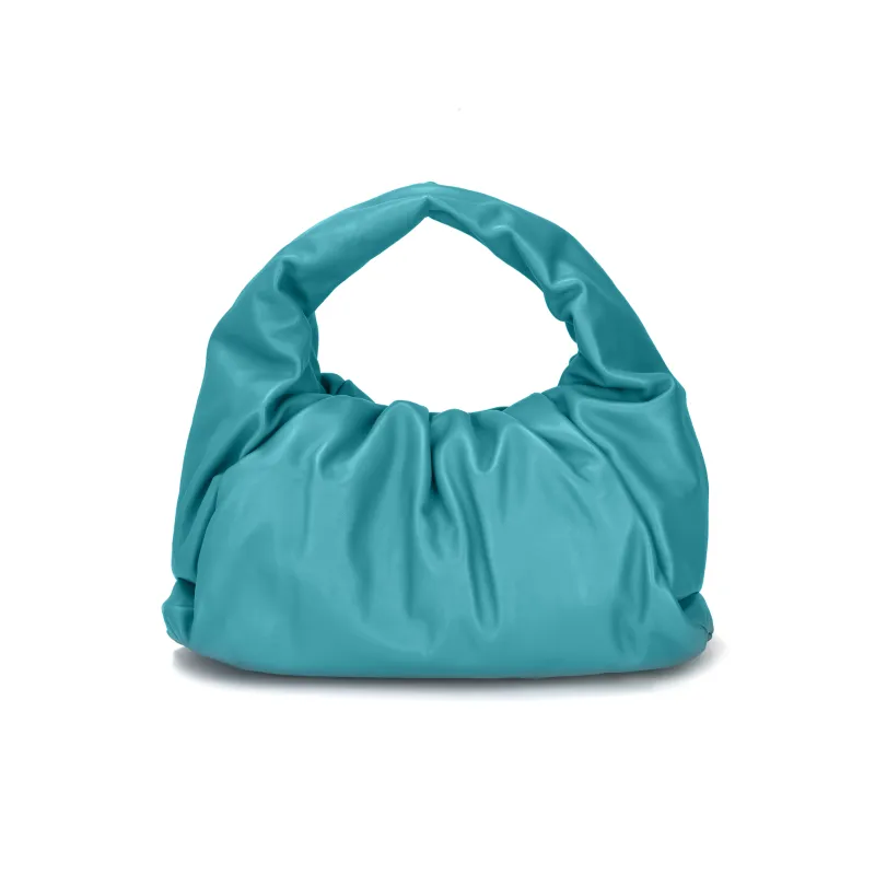 Bottega Veneta Calfskin Handbag Regular Women's Blue-4