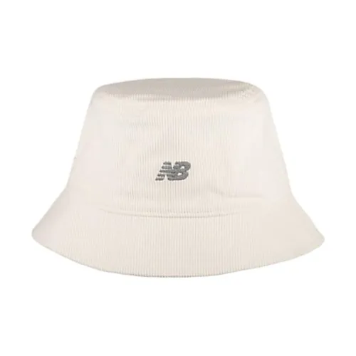 New Balance 100% Cotton Bucket Hats Men's White