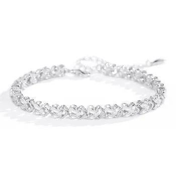 Love Link Sterling Silver Bracelets Women's