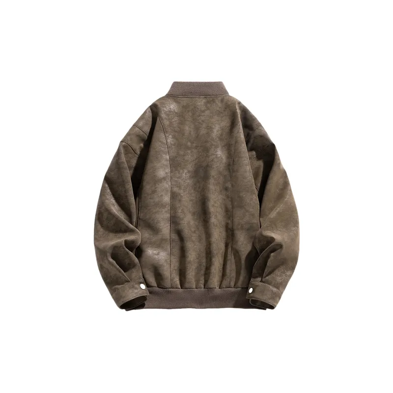 Yiwen Leather Jackets Unisex-16
