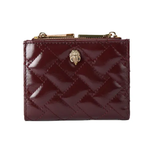 Kurt Geiger London Leather Wallet Mini Women's Burgundy