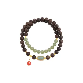 Moon Seal Hundred Rivers Fragrance Agarwood Bracelets Women's