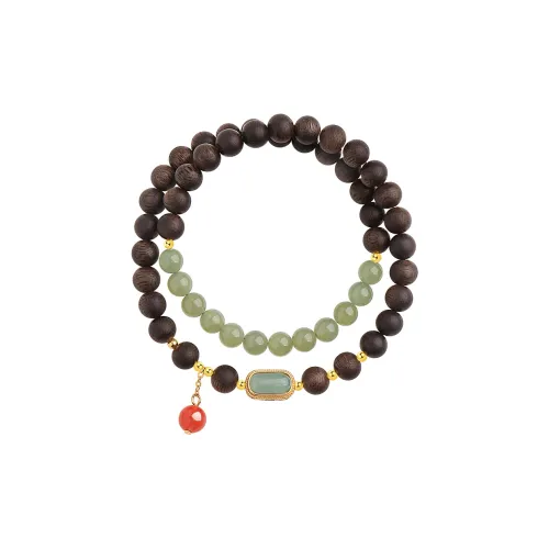 Moon Seal Hundred Rivers Fragrance Agarwood Bracelets Women's