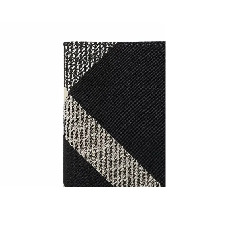 Burberry Polyester Cotton Card Holder Men's Black & Calico-2
