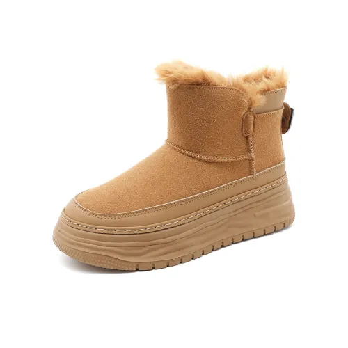 M.M Party Abrasion Resistant Cushioning Short Snow Boots Women's