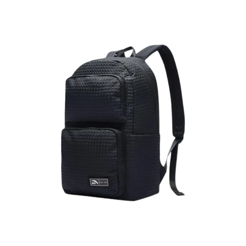 Anta Fabric Backpack Regular Unisex Basic Black-1