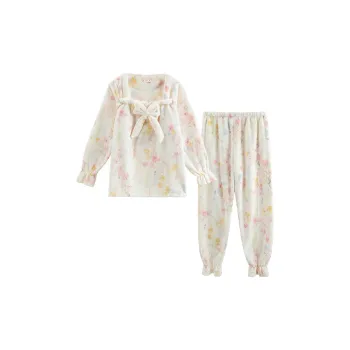 Sleeping Beauty Pajama Set Women's Apricot