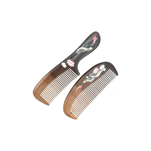 XIBI Solid Wood Mismatched Wooden Comb Smooth Delivery Portable