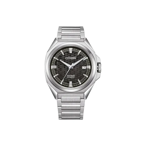 CITIZEN Series8 Series Mechanical Movement Stainless Steel Strap Watch Men's Watches Black Dial