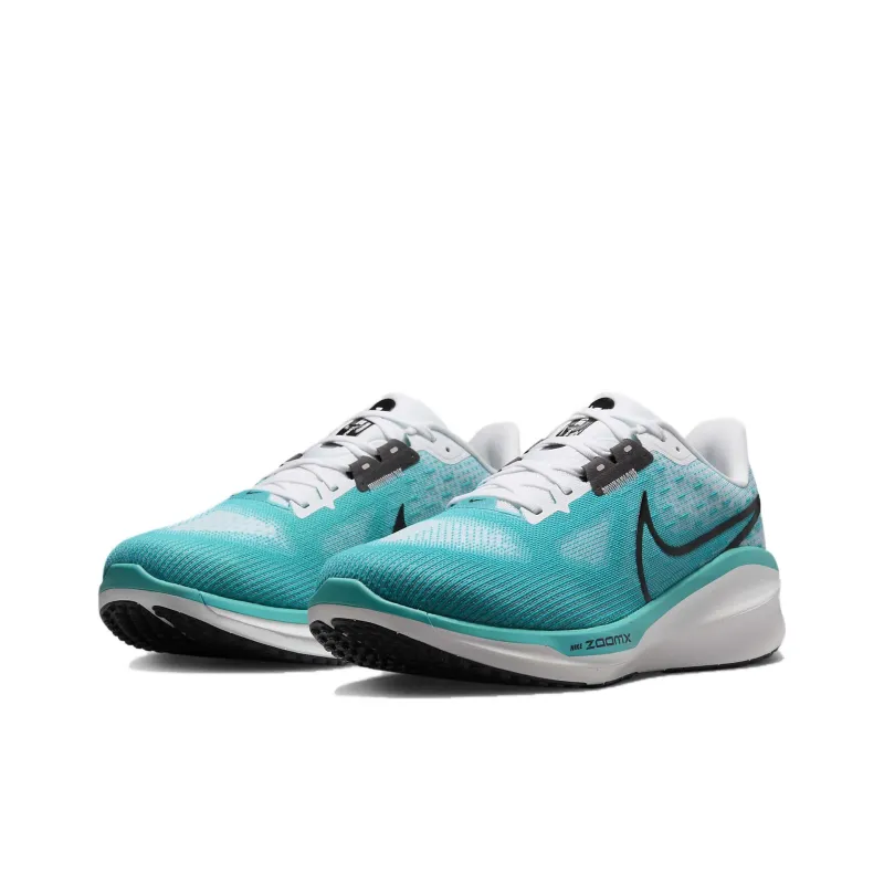 Nike Air Zoom Vomero 17 Breathable Anti-Slip And Wear-Resistant Low-Top Casual Running Shoes Men's Cyan-2