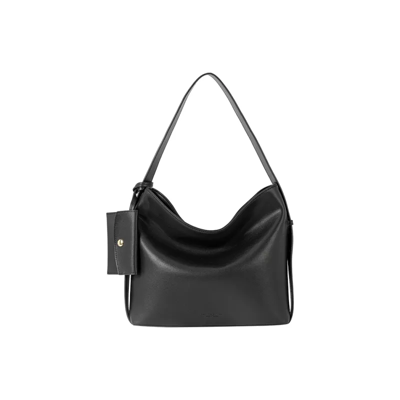 VANESSA HOGAN Cow Leather Crossbody Handbag Shoulder Bag Small Size Large Size Women's Red Brown/Black-17